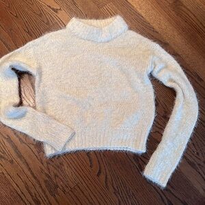 Like New! Silence + Noise Soft Cream Turtleneck Sweater